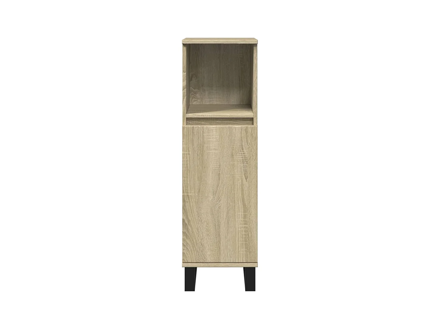 Ensemble de meubles de salle de bain 3 pcs chêne sonoma