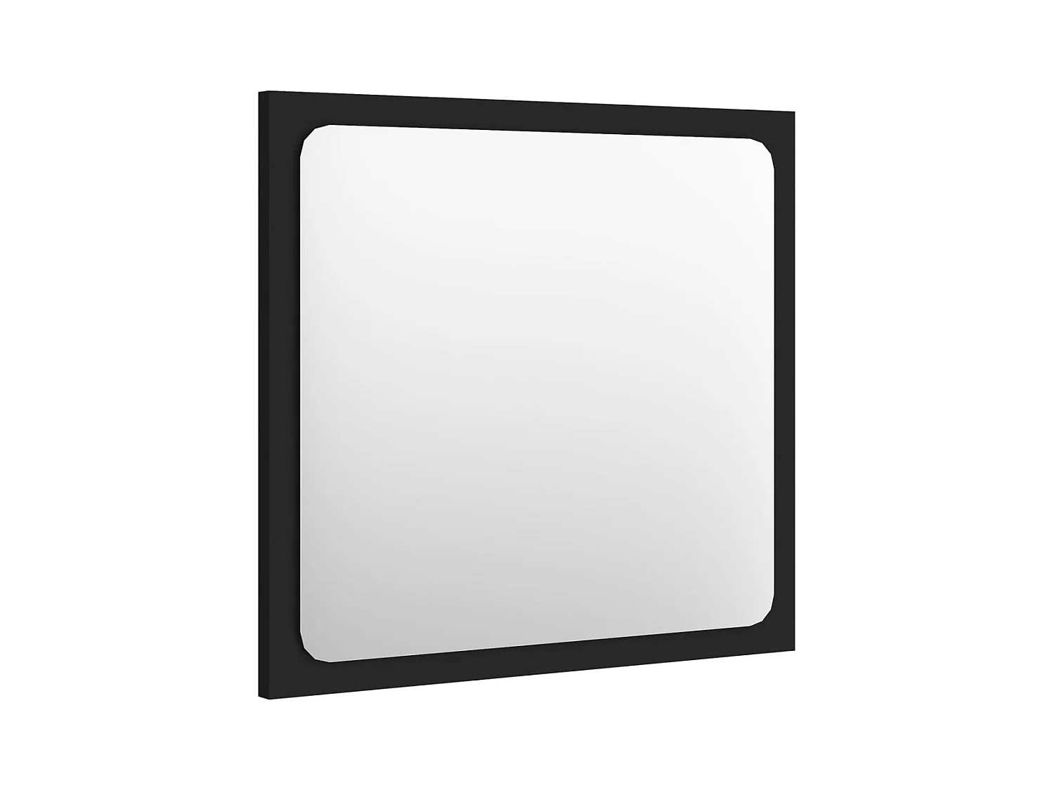 Set di mobili da bagno in truciolare nero