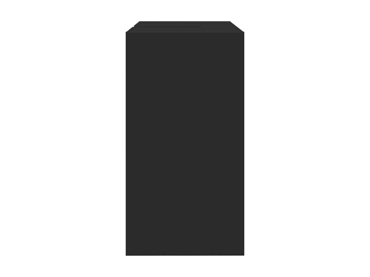 Armário de pia preto 63x29x55 cm madeira projetada