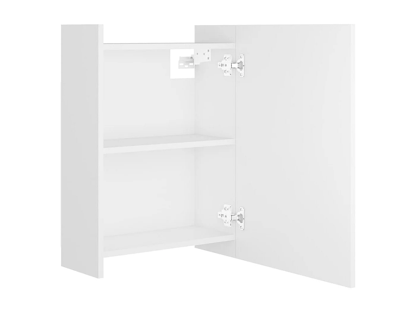 Armario con espejo de baño madera contrachapada 62,5x20,5x64 cm