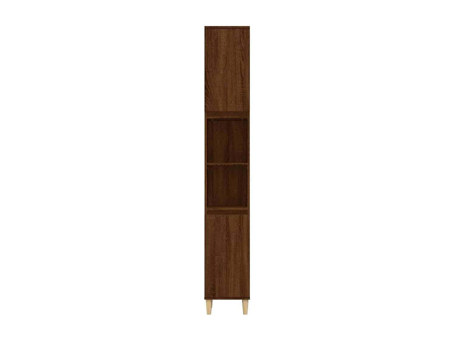 Armoire de bain chêne marron 30x30x190 cm bois d'ingénierie