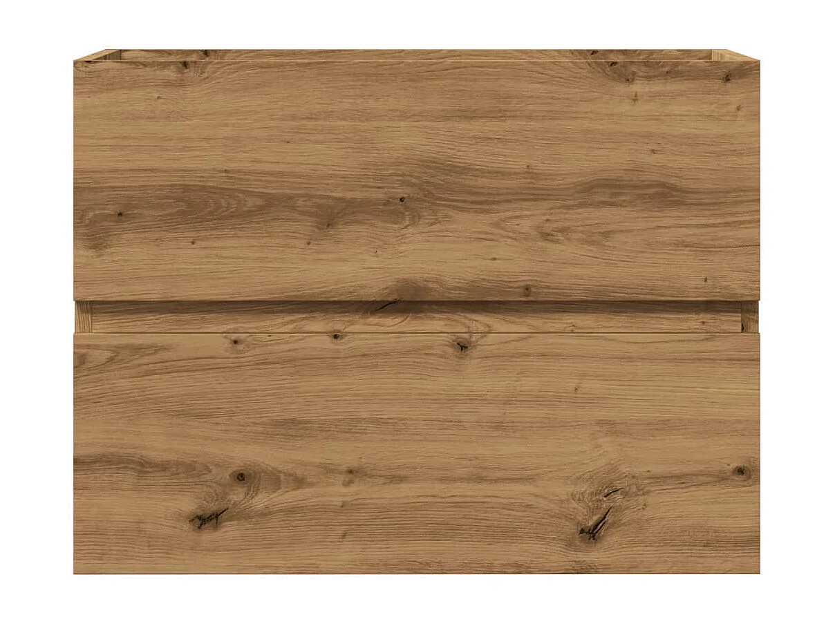 Armoire de salle de bain chêne artisanal bois d'ingénierie