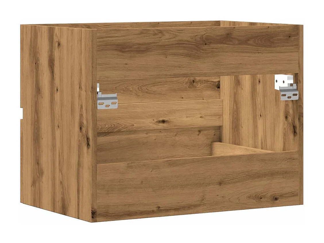 Armoire de salle de bain chêne artisanal bois d'ingénierie