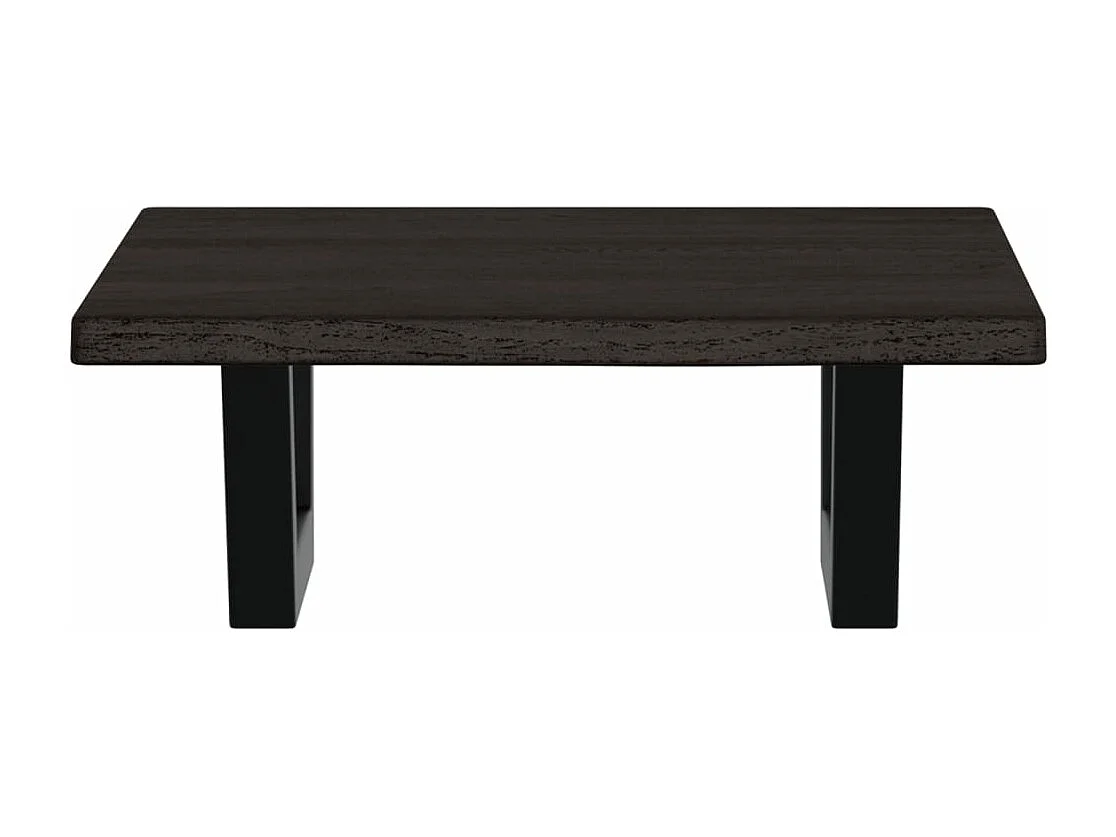 Étagère de vasque murale acier et bois de chêne massif