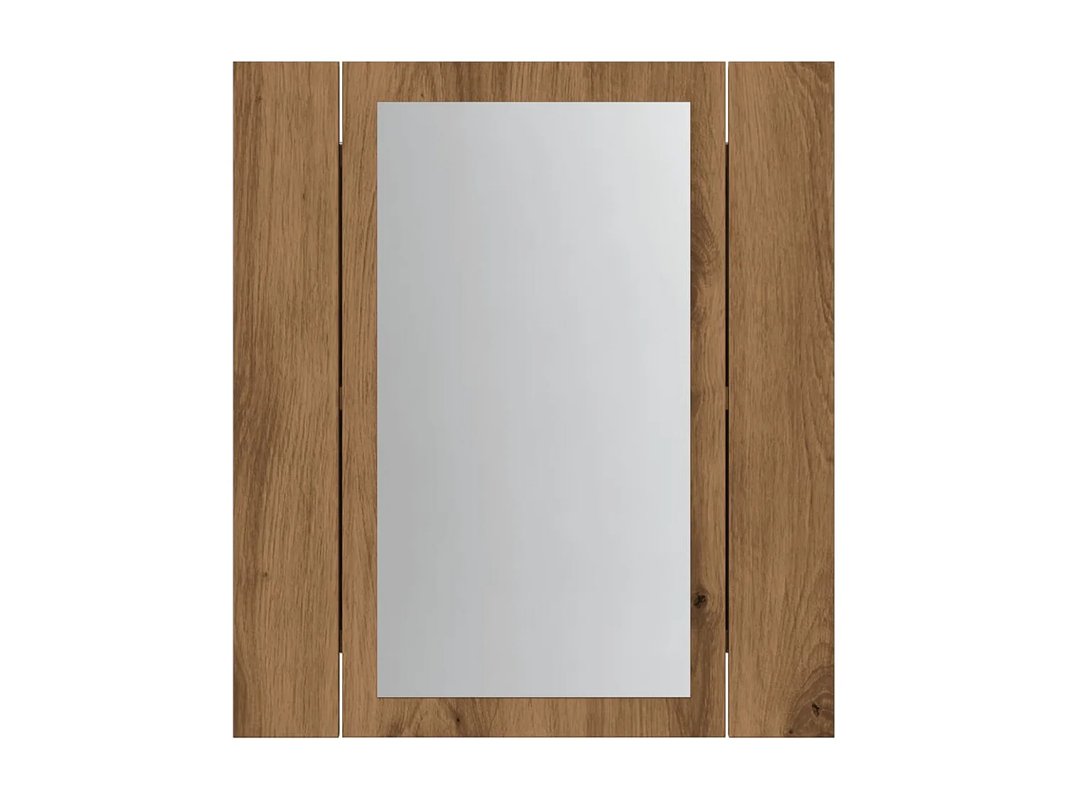 Armoire de salle de bain miroir LED chêne artisanal 40x12x45 cm