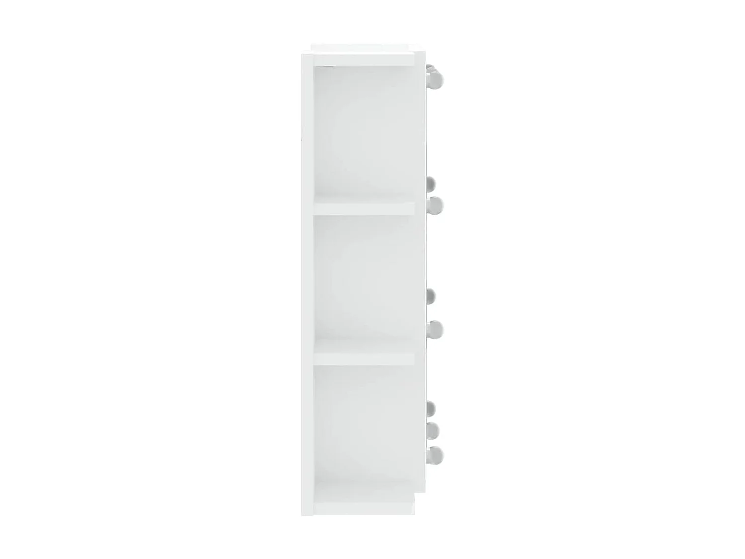 Armoire à miroir avec LED Blanc 70x16,5x60 cm