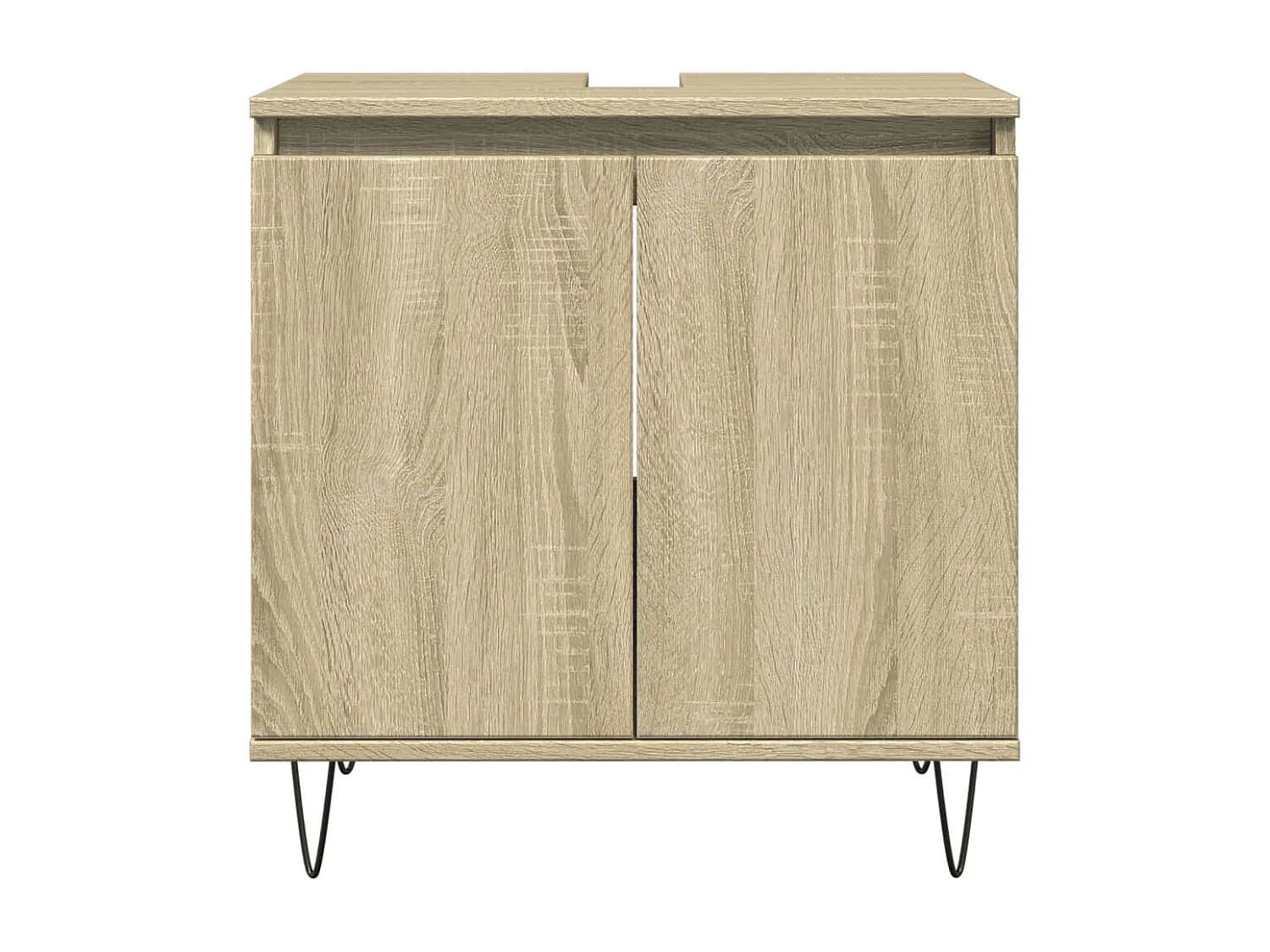 Armoire de bain chêne sonoma 58x33x60 cm bois d'ingénierie