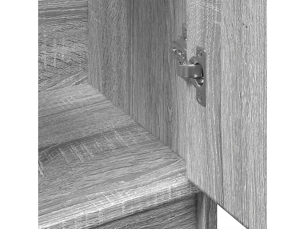 Mobile lavabo Sonoma grigio 63x29x55 cm in derivati del legno