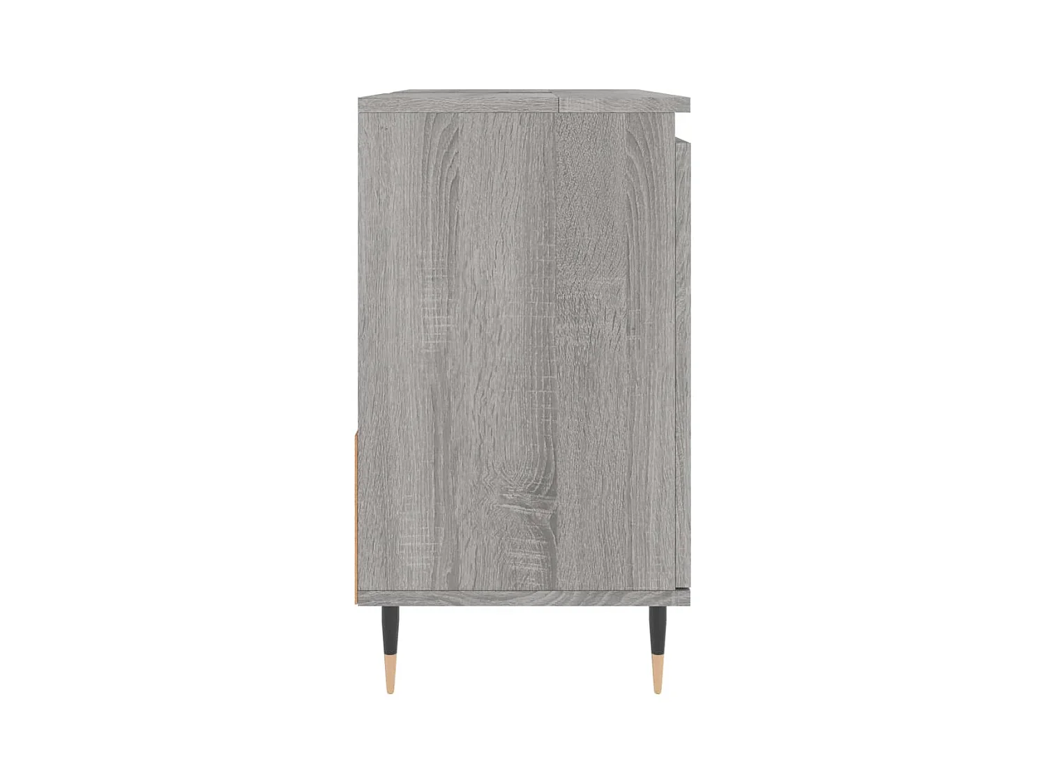 Armadietto Bagno Grigio Sonoma 65x33x60 cm in Legno Multistrato