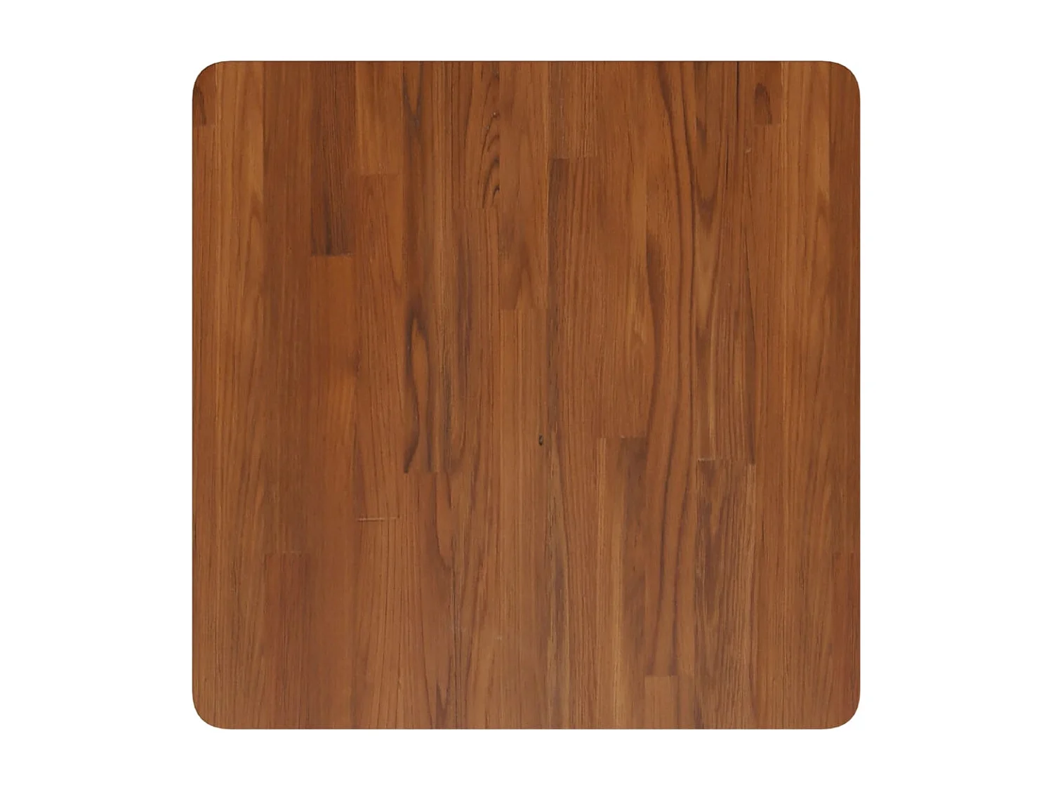 Étagère de vasque murale acier et bois de chêne massif