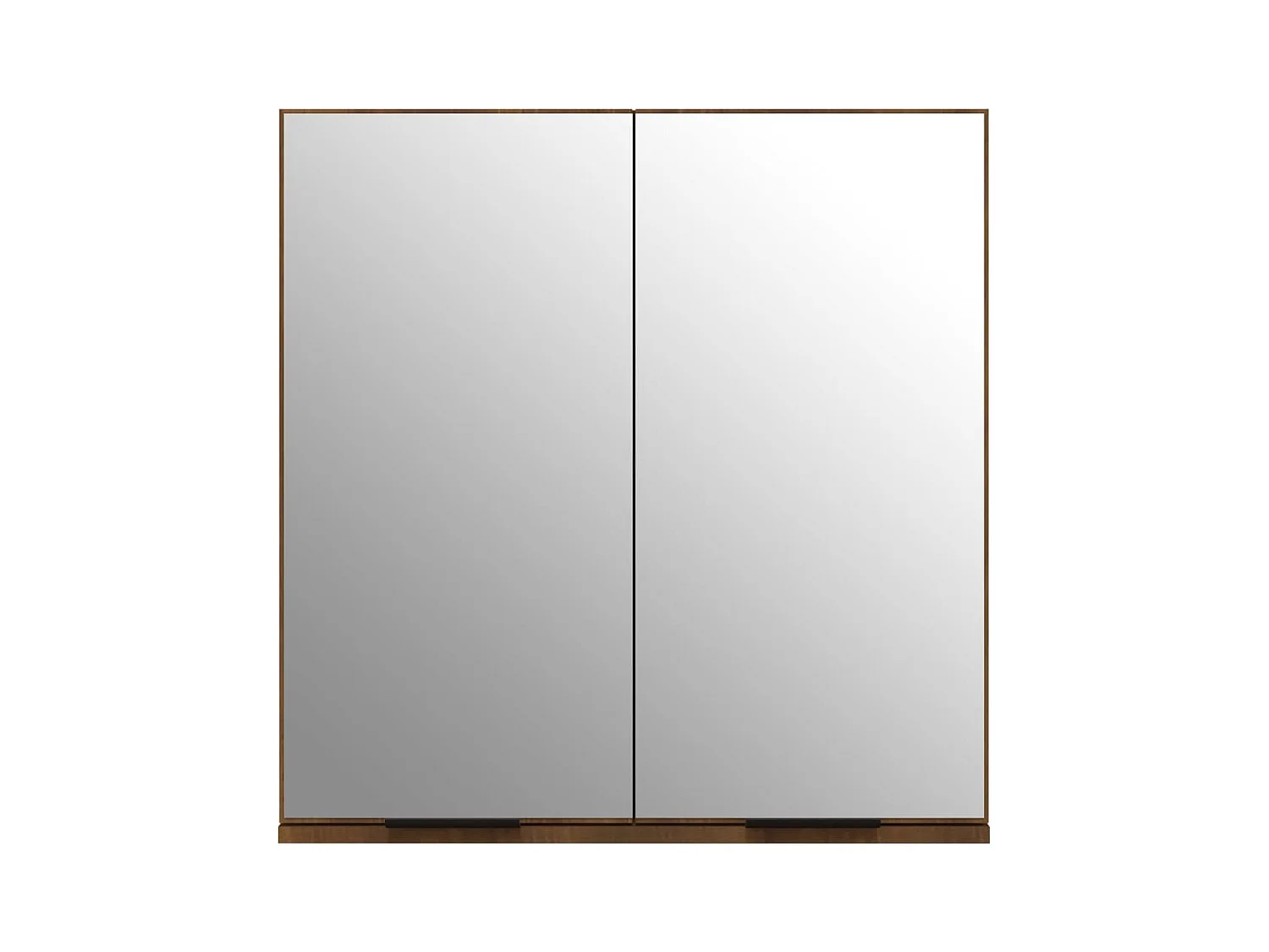 Armoire à miroir de salle de bain Chêne marron 64x20x67 cm