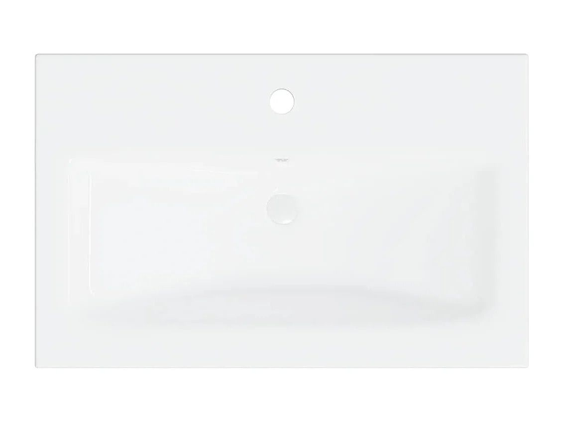 Ensemble de meubles de salle de bain Noir Aggloméré