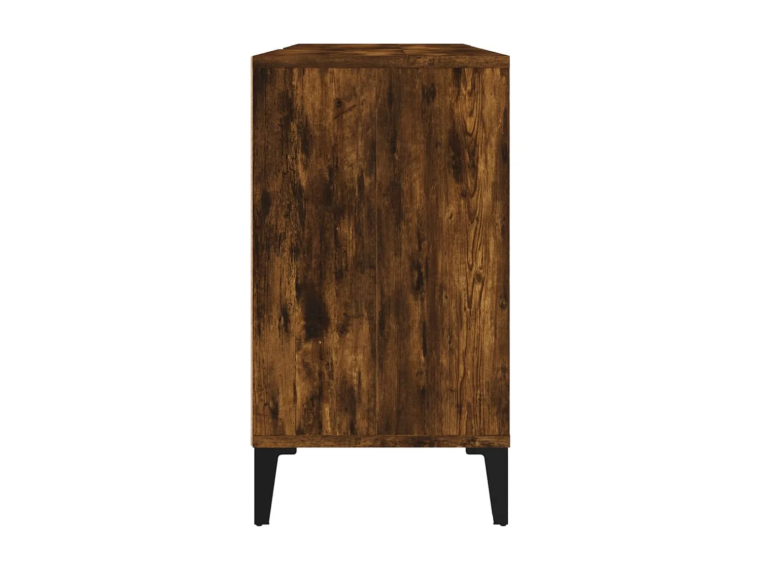 Waschbeckenunterschrank Räuchereiche 80x33x60 cm Holzwerkstoff