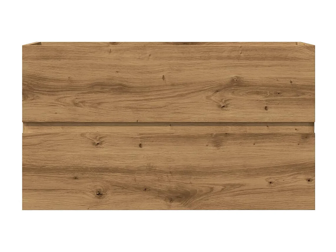 Armoire de salle de bain suspendue chêne artisanal 80x38,5x45cm