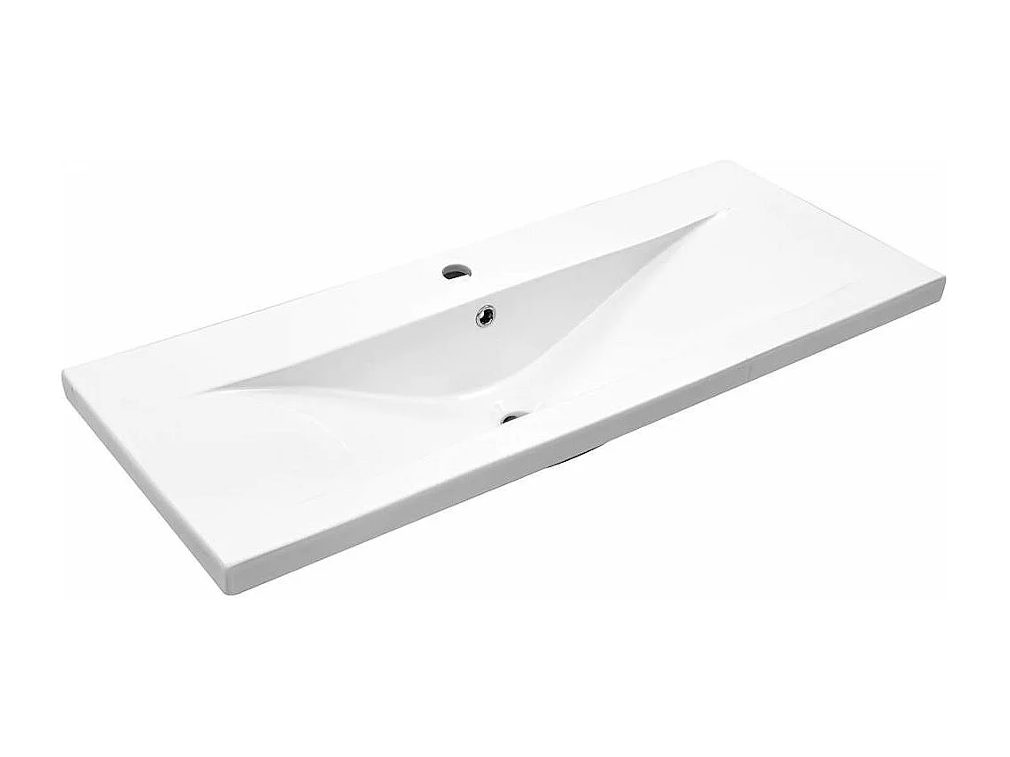 Mobile Bagno Lavabo Integrato Rovere Artigianale 101x39,5x49 cm