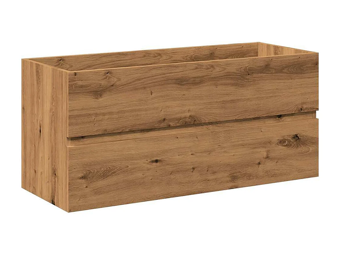 Mobile Bagno Lavabo Integrato Rovere Artigianale 101x39,5x49 cm