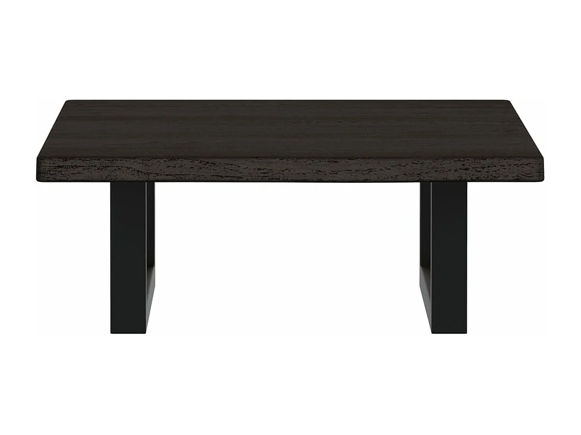 Étagère de vasque murale acier et bois de chêne massif