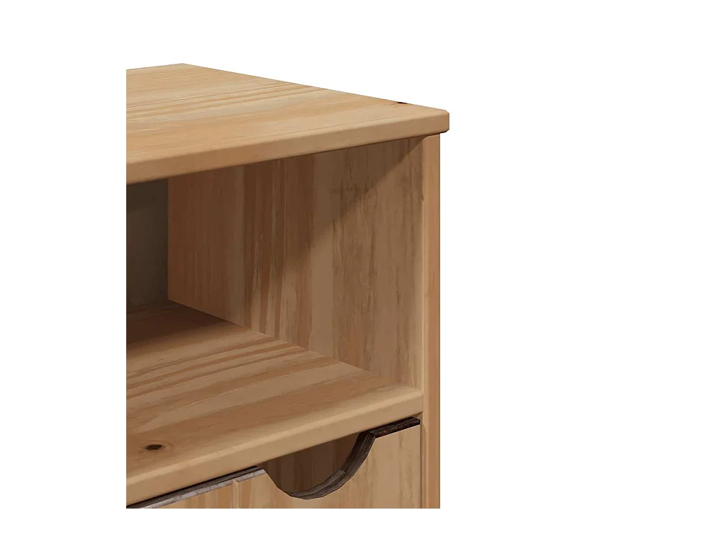 Armoire de salle de bain "OTTA" 35x30x90 cm bois massif de pin