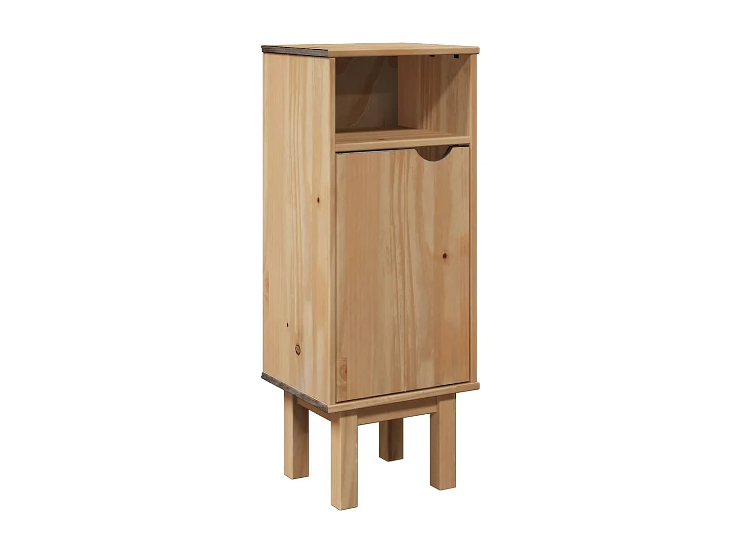 Armoire de salle de bain "OTTA" 35x30x90 cm bois massif de pin