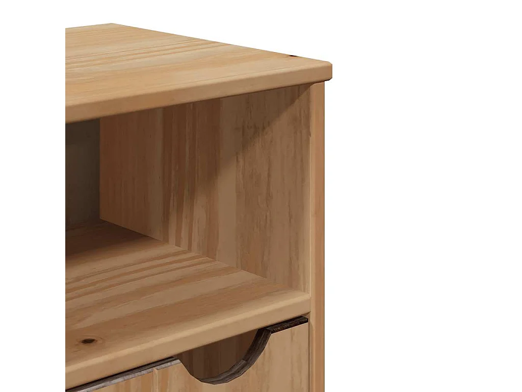 Armoire de salle de bain "OTTA" 35x30x90 cm bois massif de pin