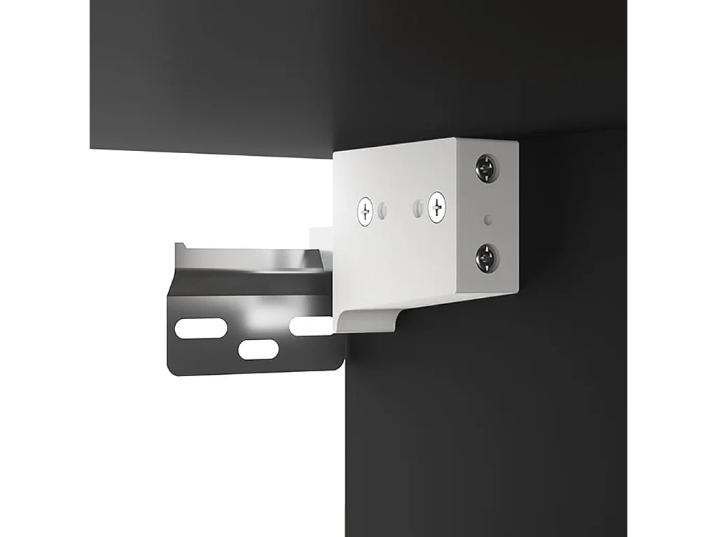 Armoire à miroir avec LED noir 70x16,5x60 cm