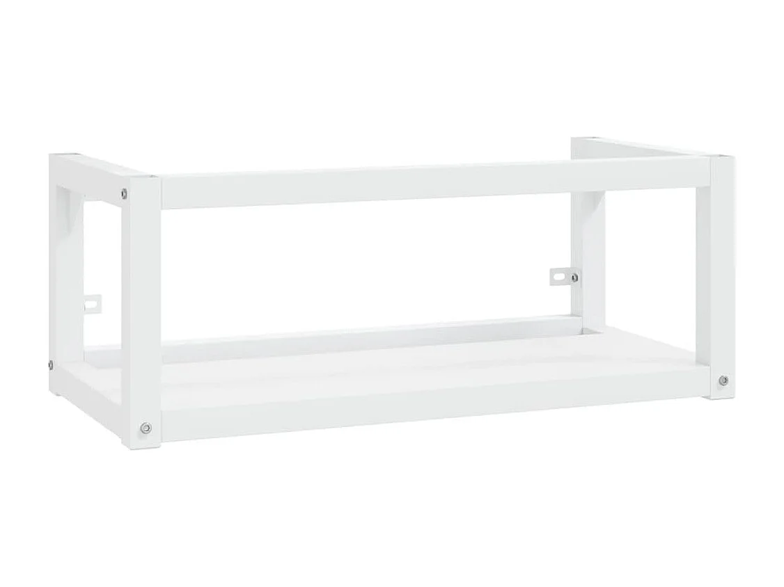 Estrutura de parede p/ lavatório ferro 79x38x31cm branco