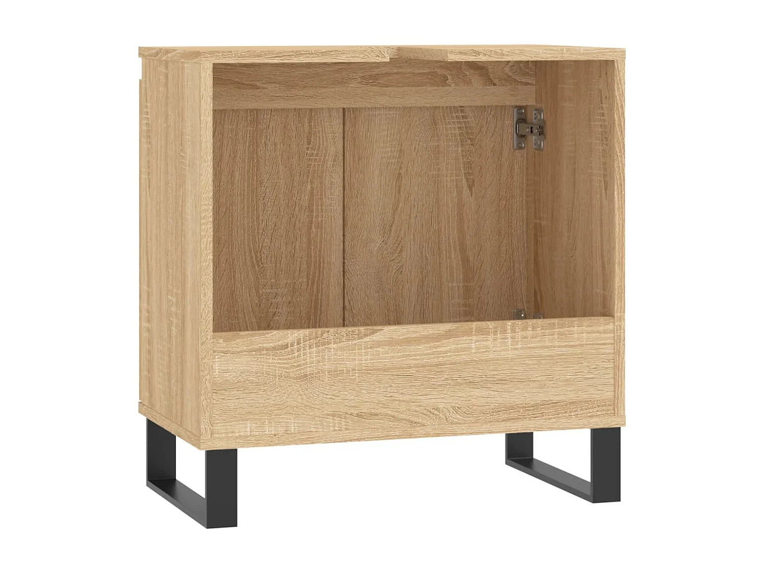 Armoire de bain chêne sonoma 58x33x60 cm bois d'ingénierie