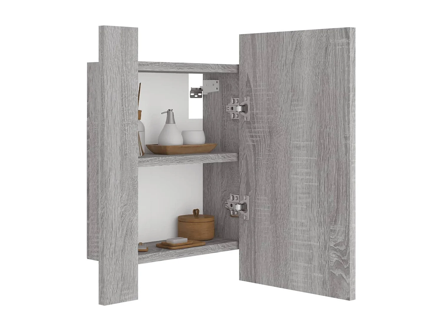 Mobile da Bagno Grigio Sonoma 40x12x45cm in Legno Multistrato