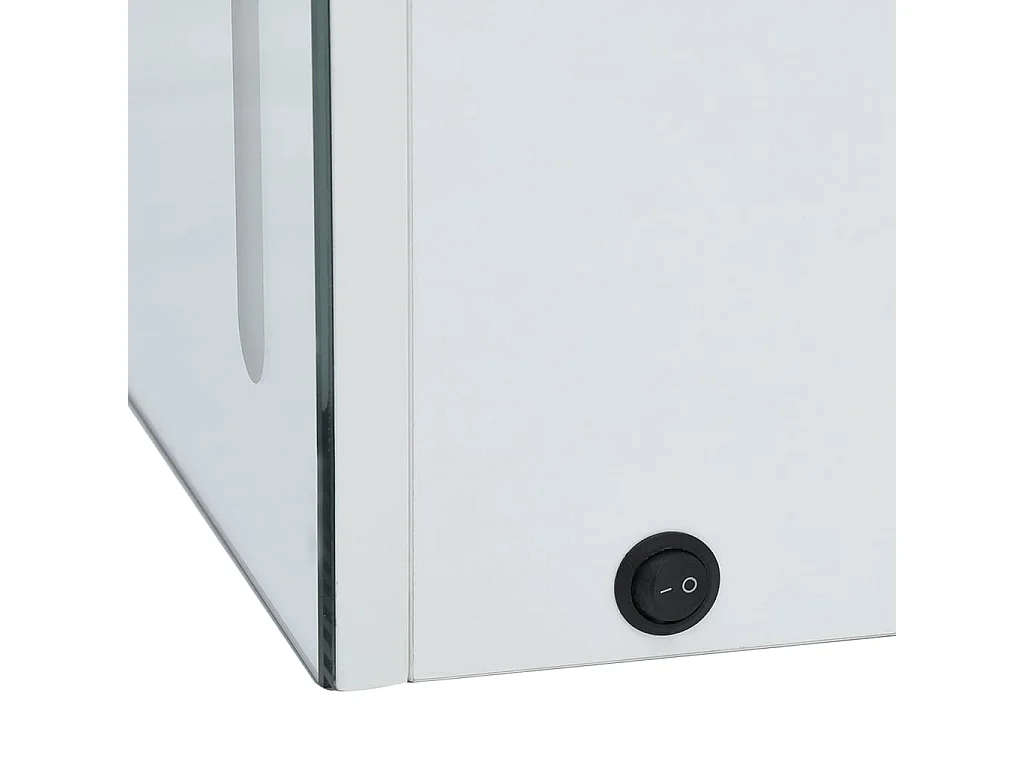 Armoire de salle de bain à miroir LED 50x13x70 cm