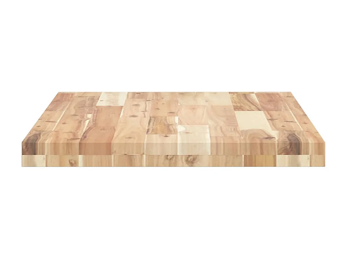 Waschtischplatte Unbehandelt 140x50x4 cm Massivholz Akazie