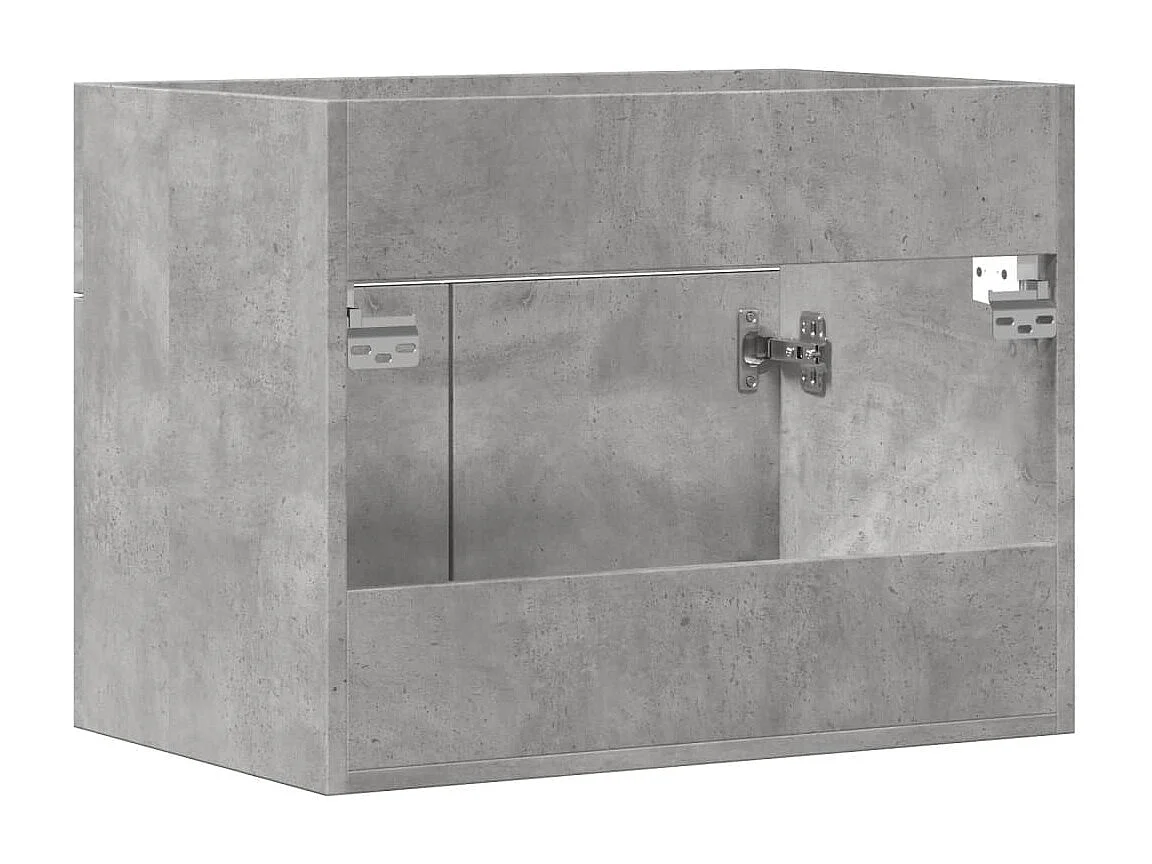 Mueble lavabo Gris hormigón 60x38,5x46 cm Aglomerado