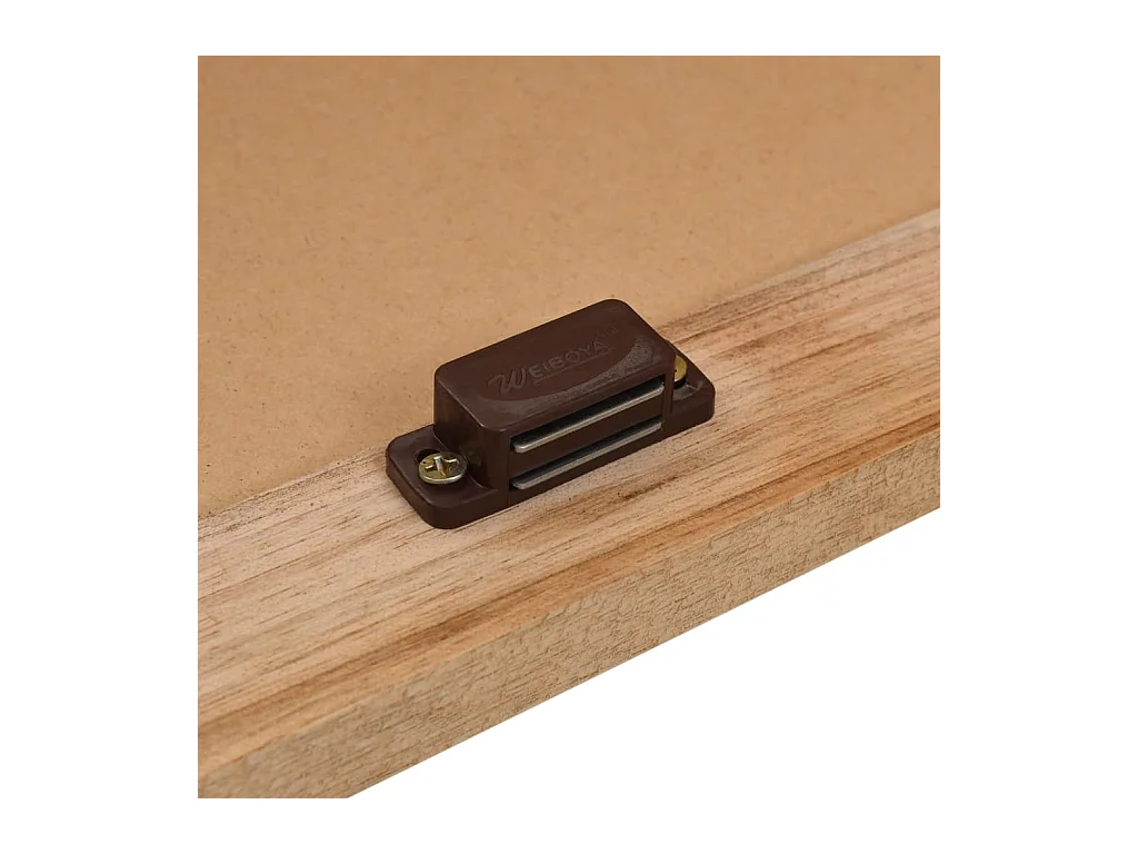 Mobile Sottolavabo in Legno Massello di Noce 66x29x61 cm