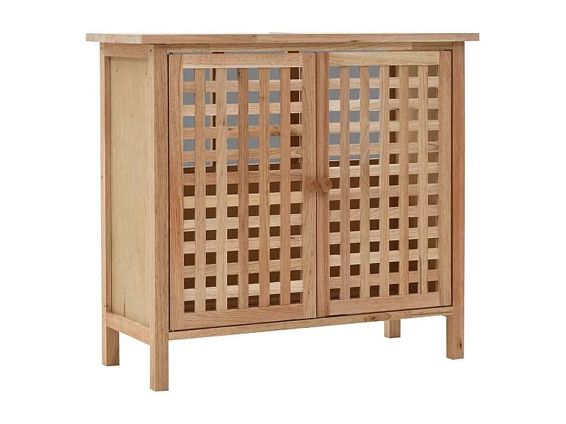 Armoire pour lavabo Bois de noyer massif 66x29x61 cm