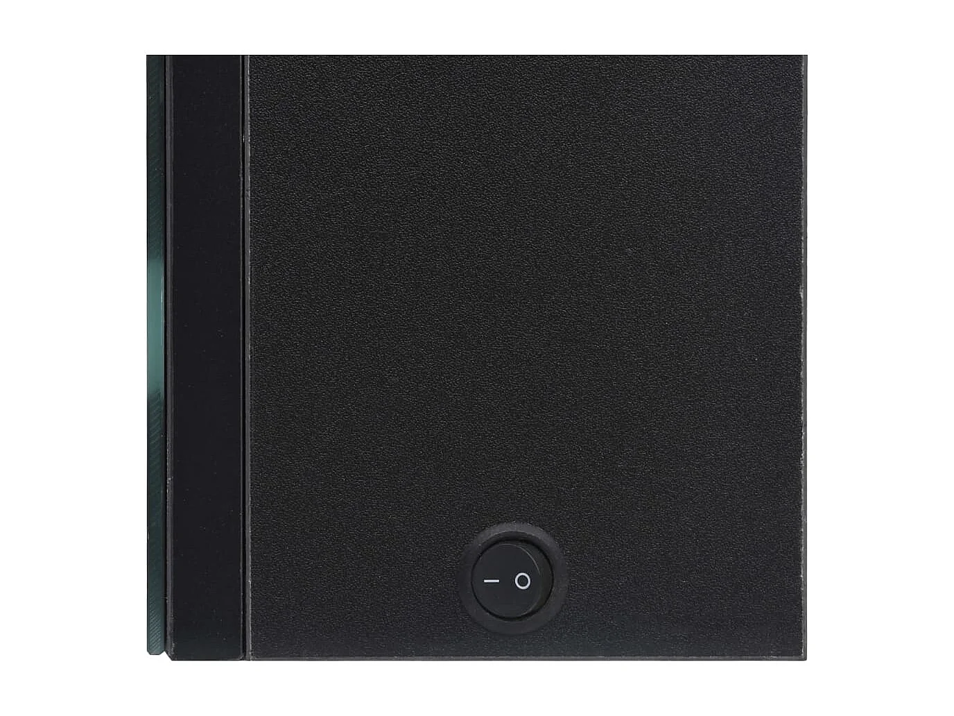 Armario de baño con espejo negro 50x14x60 cm