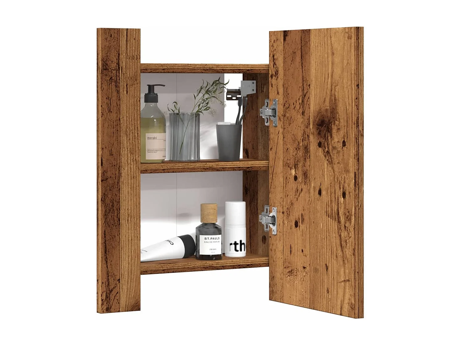 Mobile da Bagno Legno Antico 40x12x45cm in Legno Multistrato