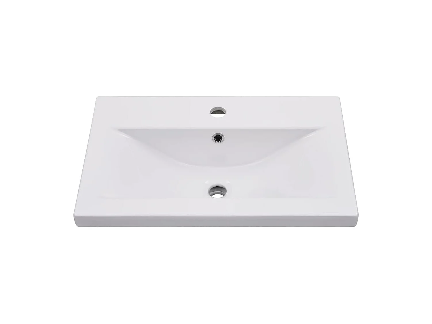 Mueble con lavabo madera de ingeniería negro