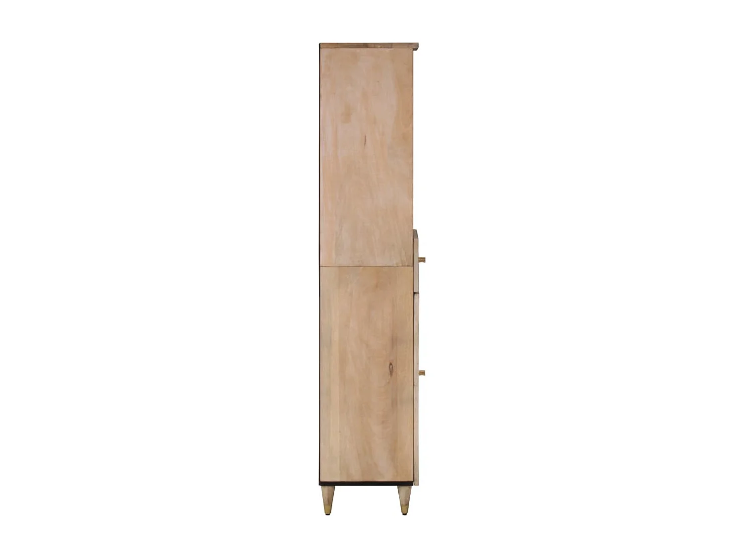 Armoire de salle de bain 38x33x160 cm bois massif de manguier
