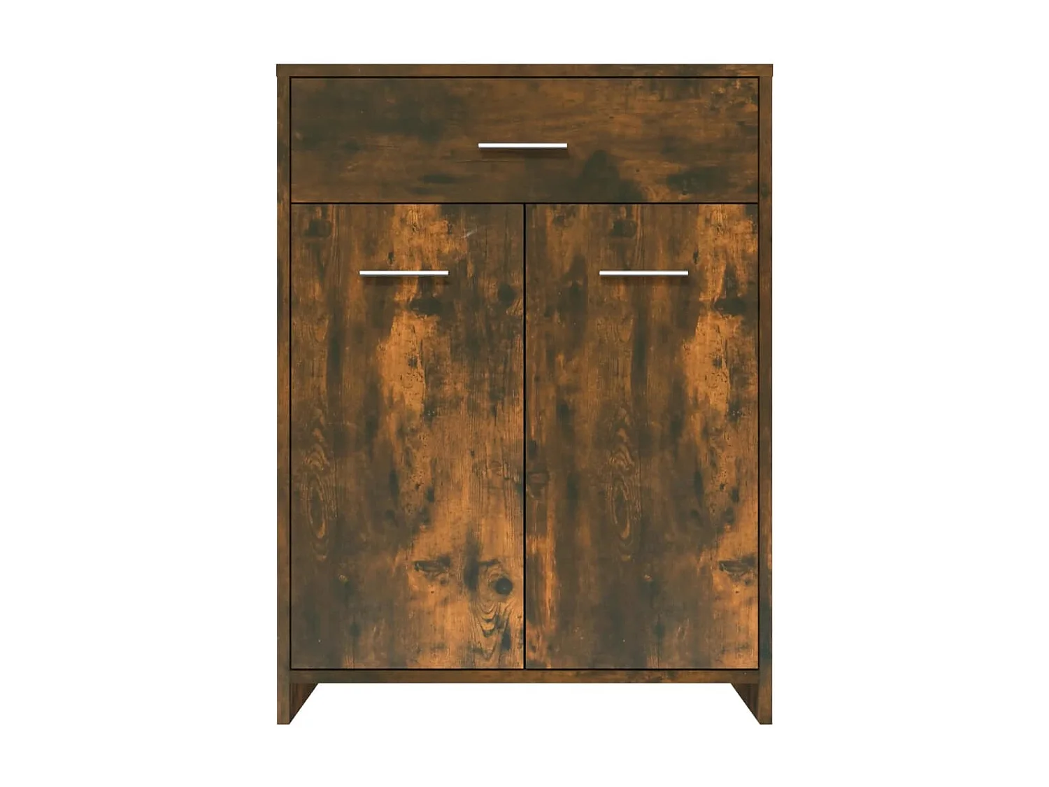 Badkamermeubel Gerookt eiken 60x33x80 cm Bewerkt hout