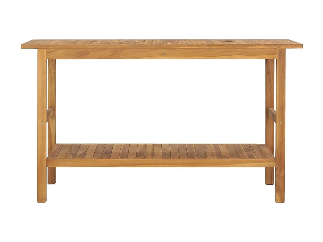 Meuble de salle de bain Bois de teck solide 132x45x75 cm