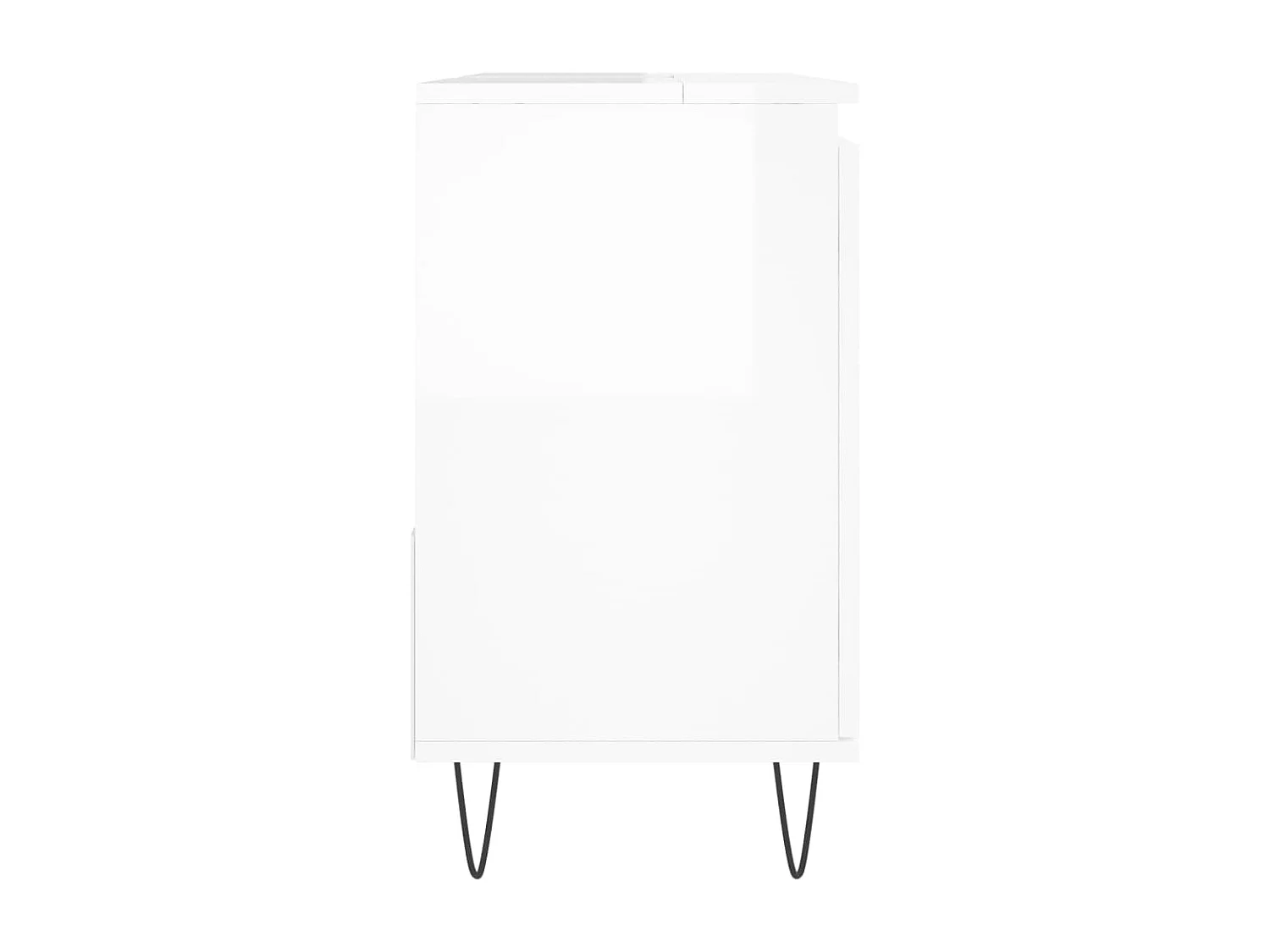 Armário casa 65x33x60 cm derivados de madeira branco brilhante