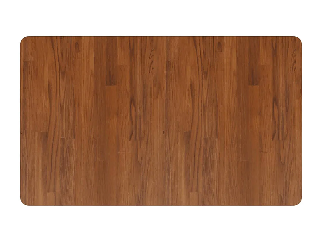 Estante de lavabo de pared de acero y madera maciza de roble