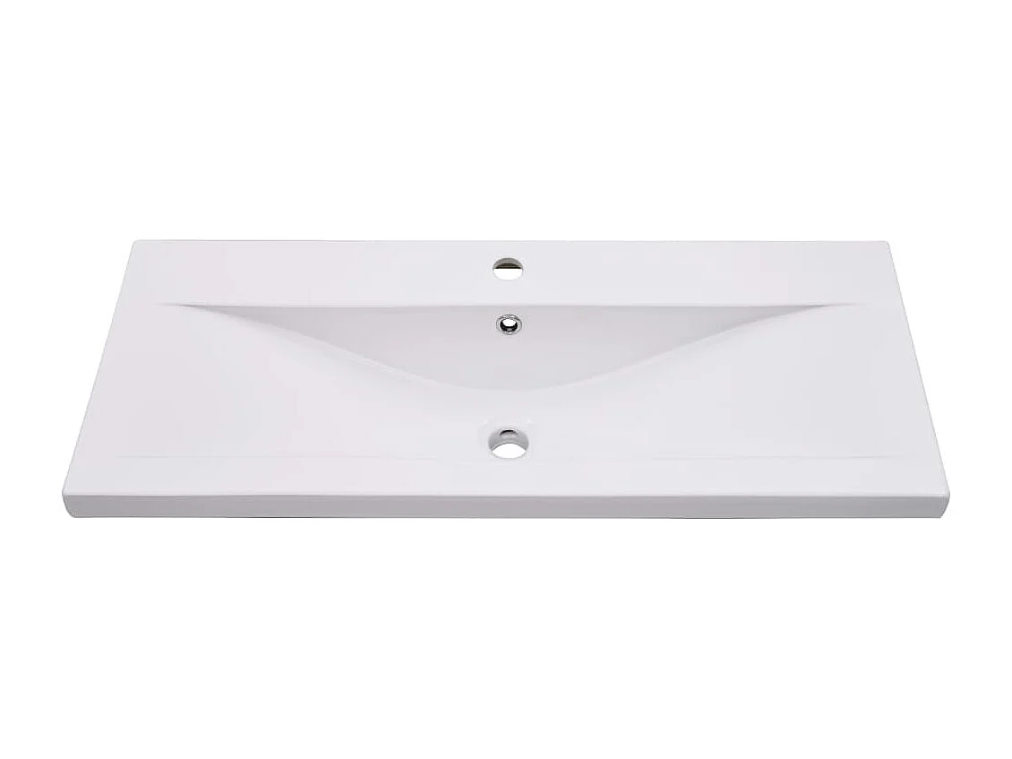 Mobile con Lavabo Integrato Bianco in Legno Multistrato