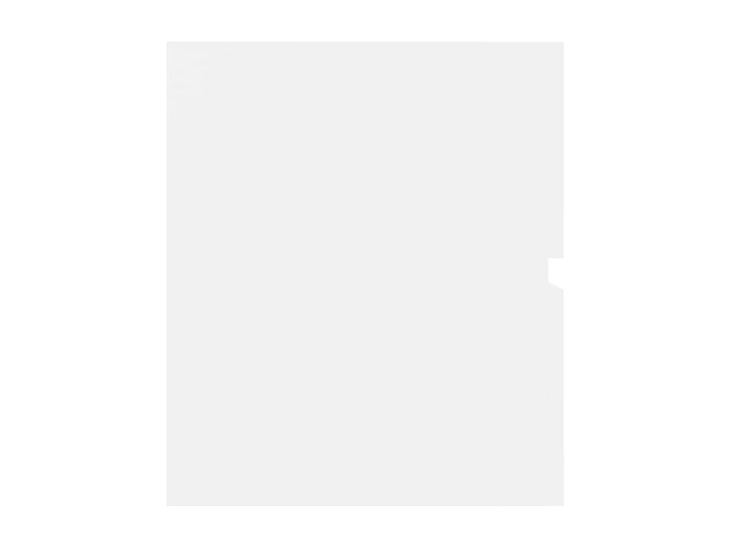 Waschbeckenunterschrank mit Einbaubecken Weiß Holzwerkstoff