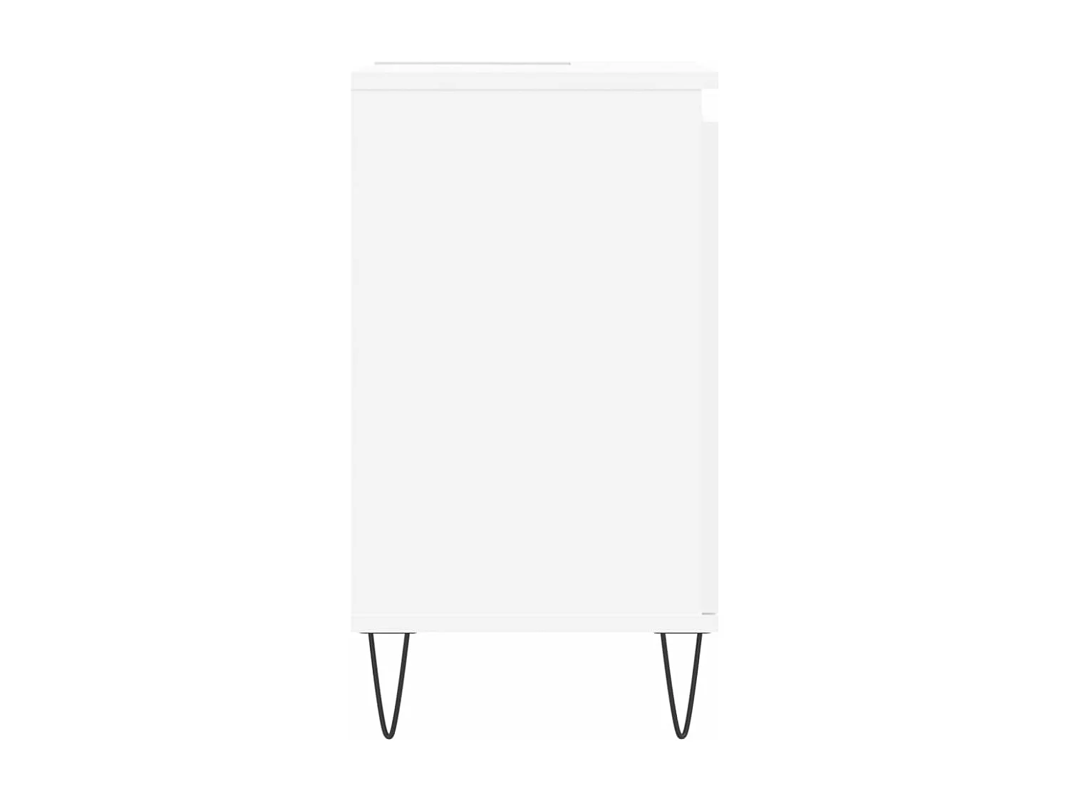 Mobile da Bagno Bianco 58x33x60 cm in Legno Multistrato