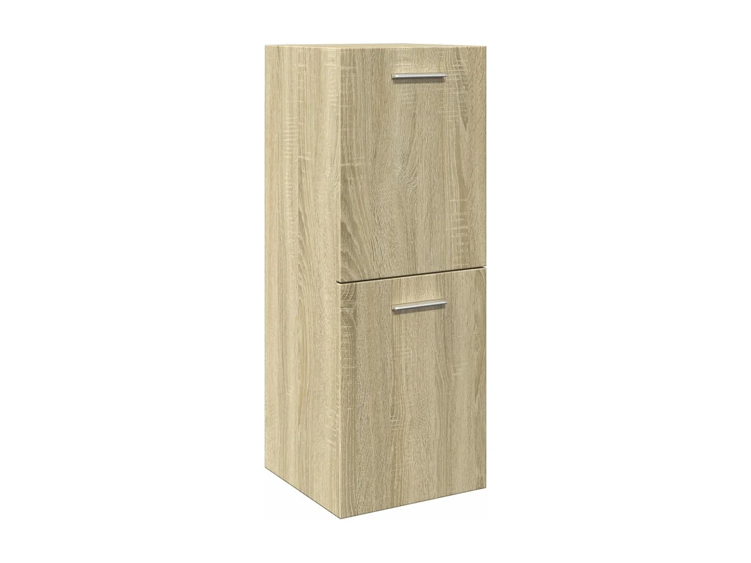 Badezimmerschrank Sonoma-Eiche 30x30x80 cm Spanplatte