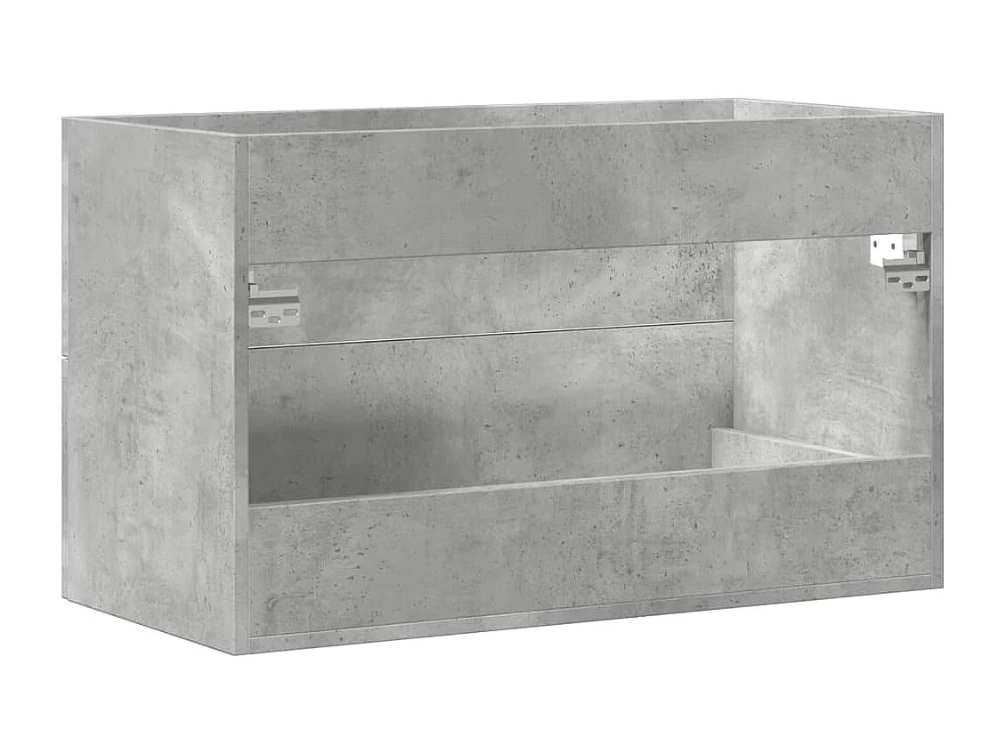 Armoire de lavabo chêne artisanal 80x38,5x48 cm bois ingénierie