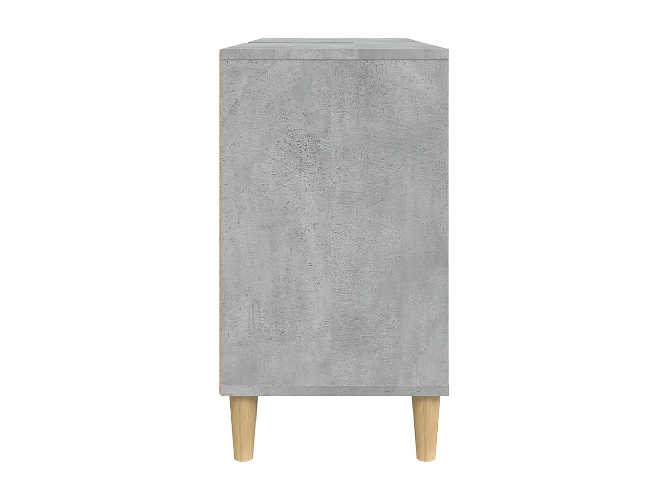 Meuble d'évier gris béton 80x33x60 cm bois d'ingénierie
