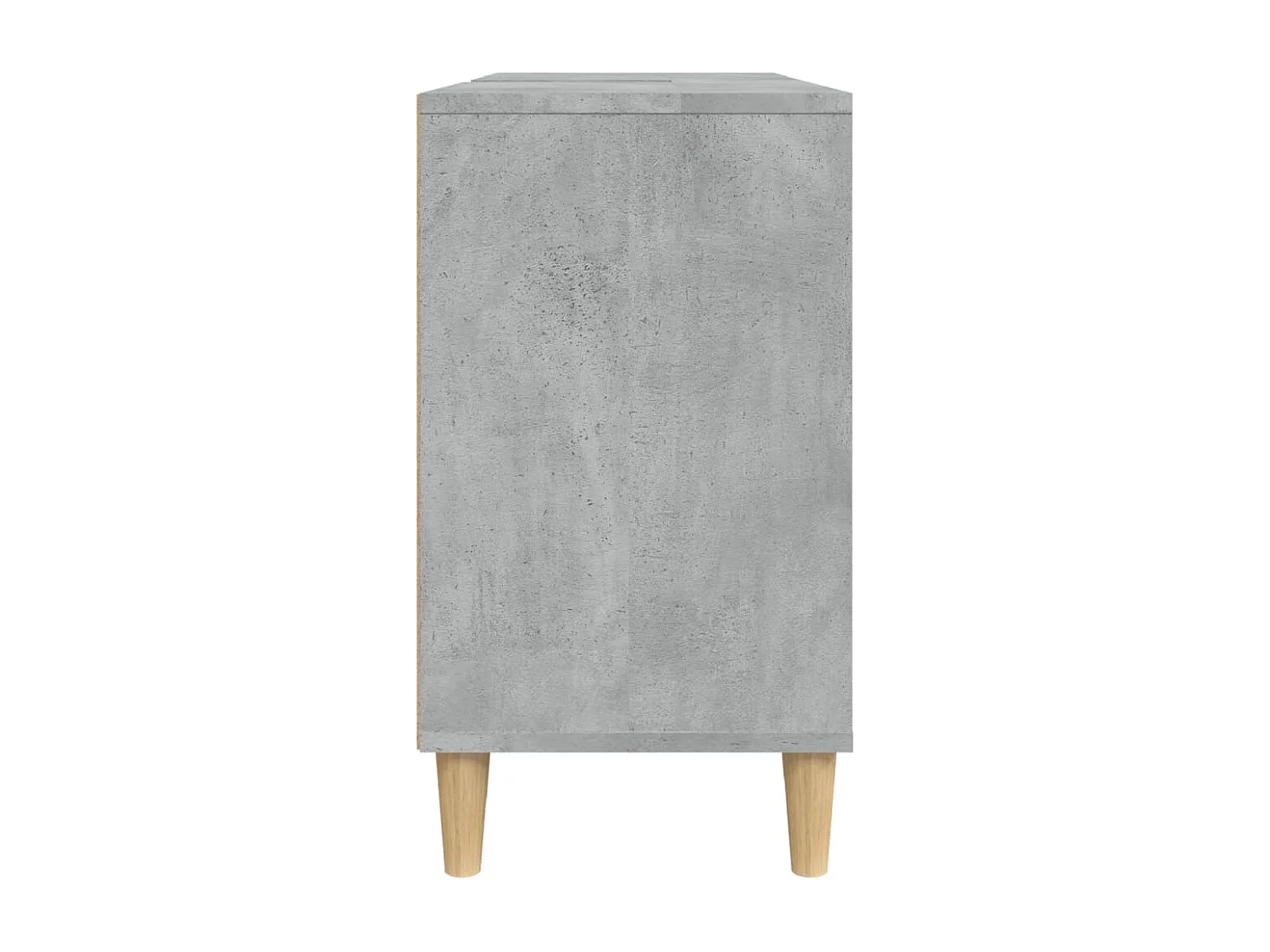 Meuble d'évier gris béton 80x33x60 cm bois d'ingénierie