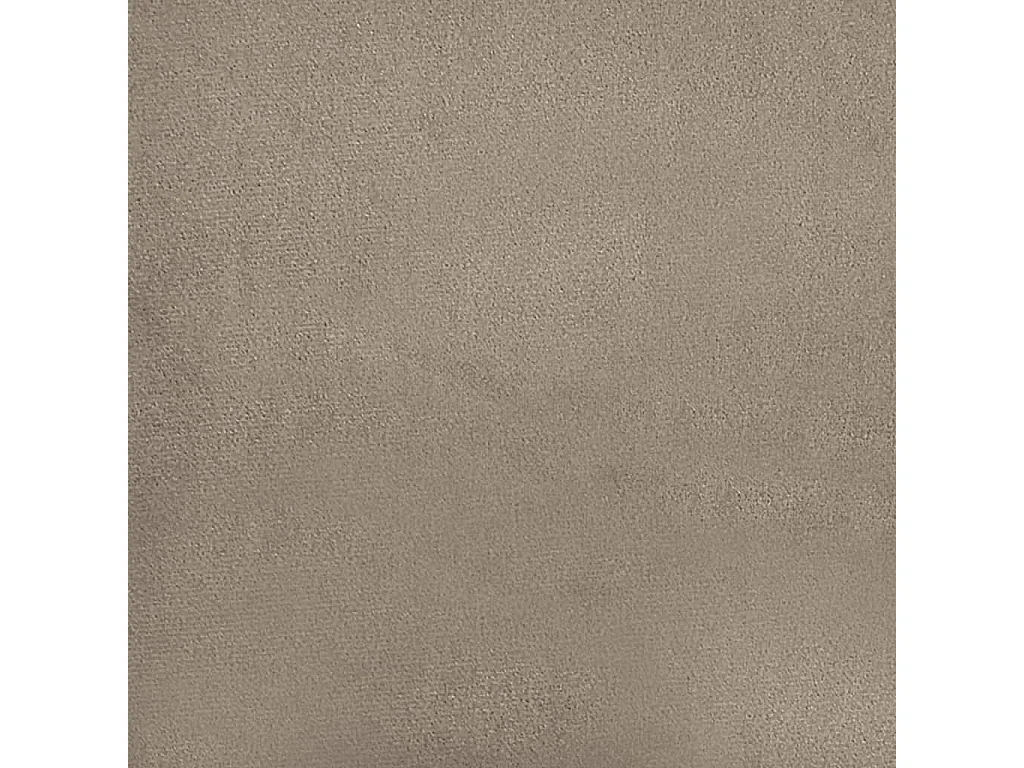 Sessel mit Hocker Taupe 60 cm Mikrofasergewebe