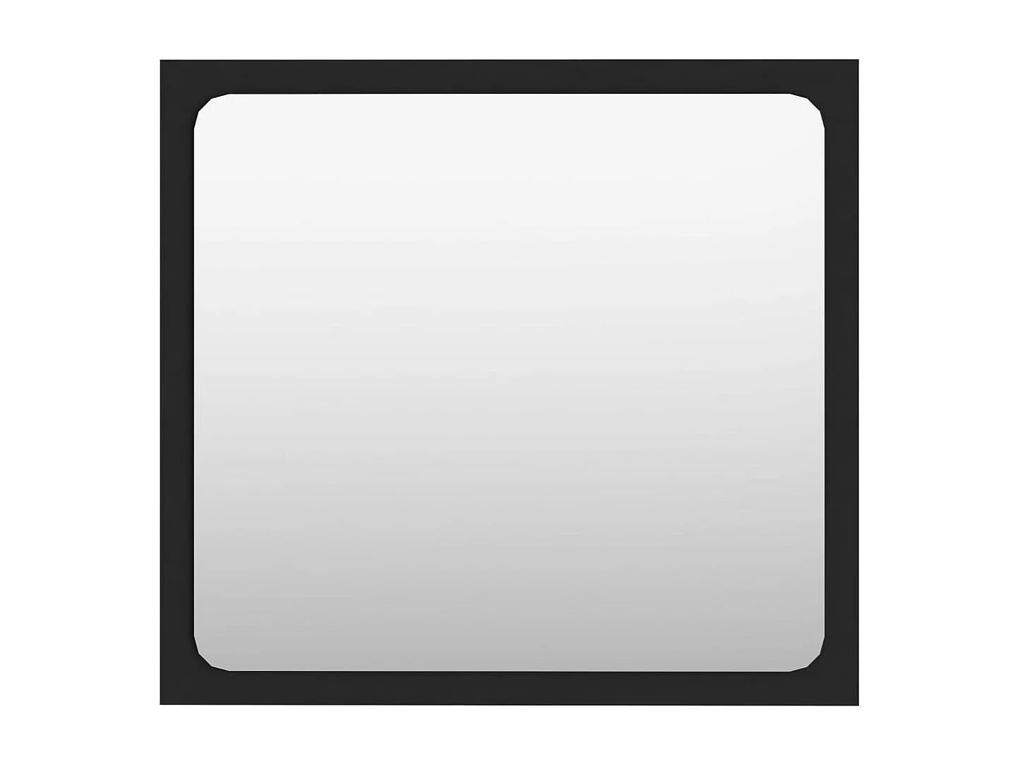 Badezimmermöbel-Set, 2-teilig, schwarze Spanplatte